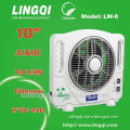 10'' 12v battery rechargeable fan for camping